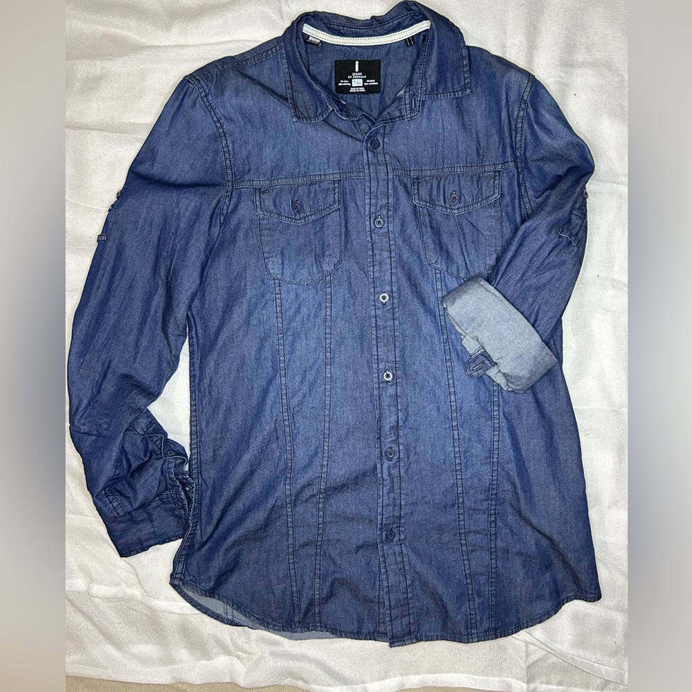 Buffalo Jeans men’s button down denim small